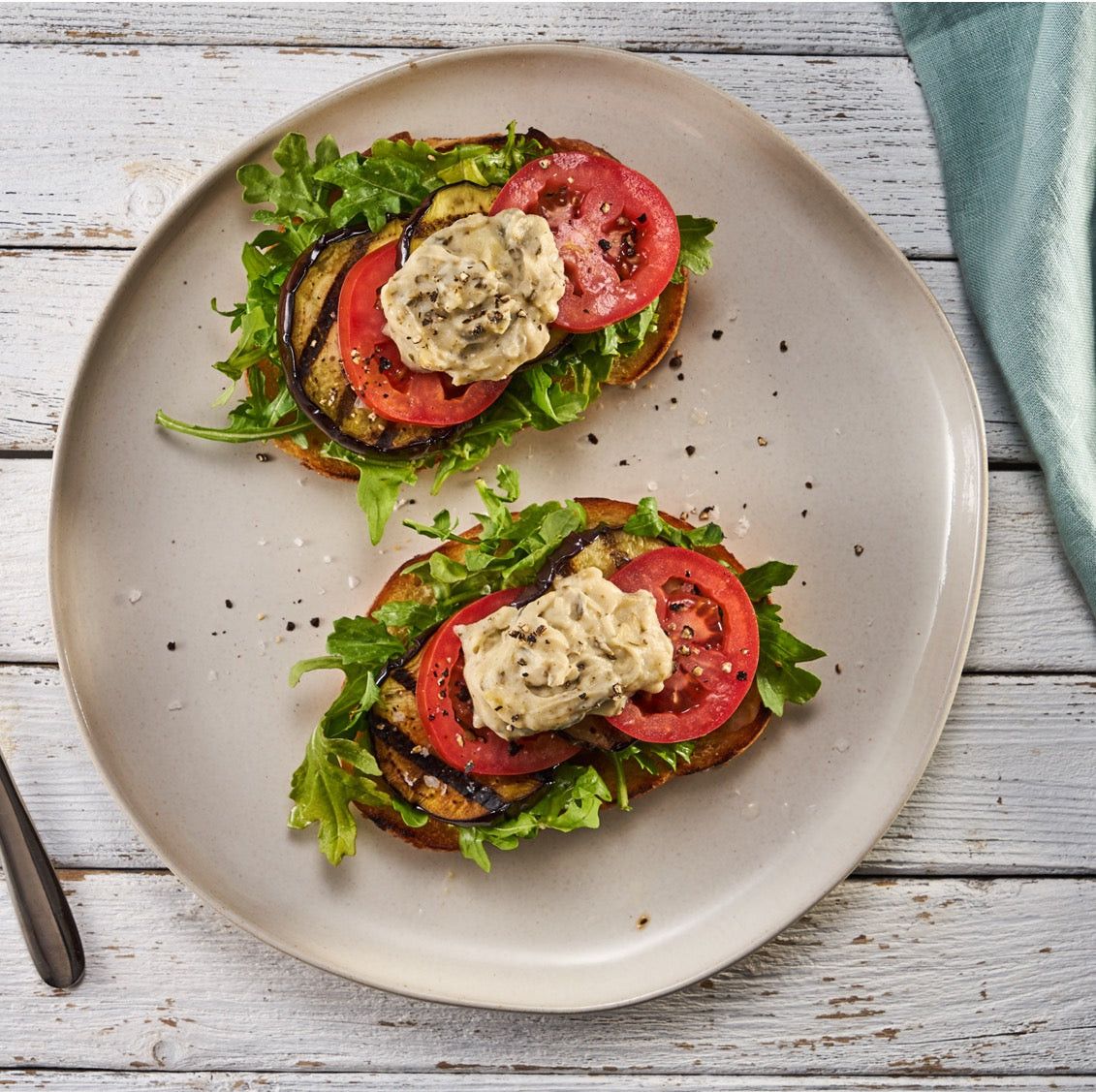 Open-Faced Veggie Sandwich Recipe – The Simple Root