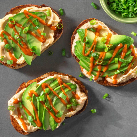 Sweet Chili Avocado Toast - A Light Breakfast or Mid-Day Snack