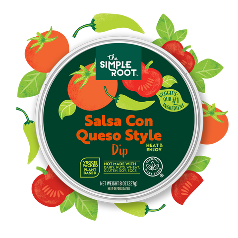 Plant Based Salsa Con Queso Style Dip